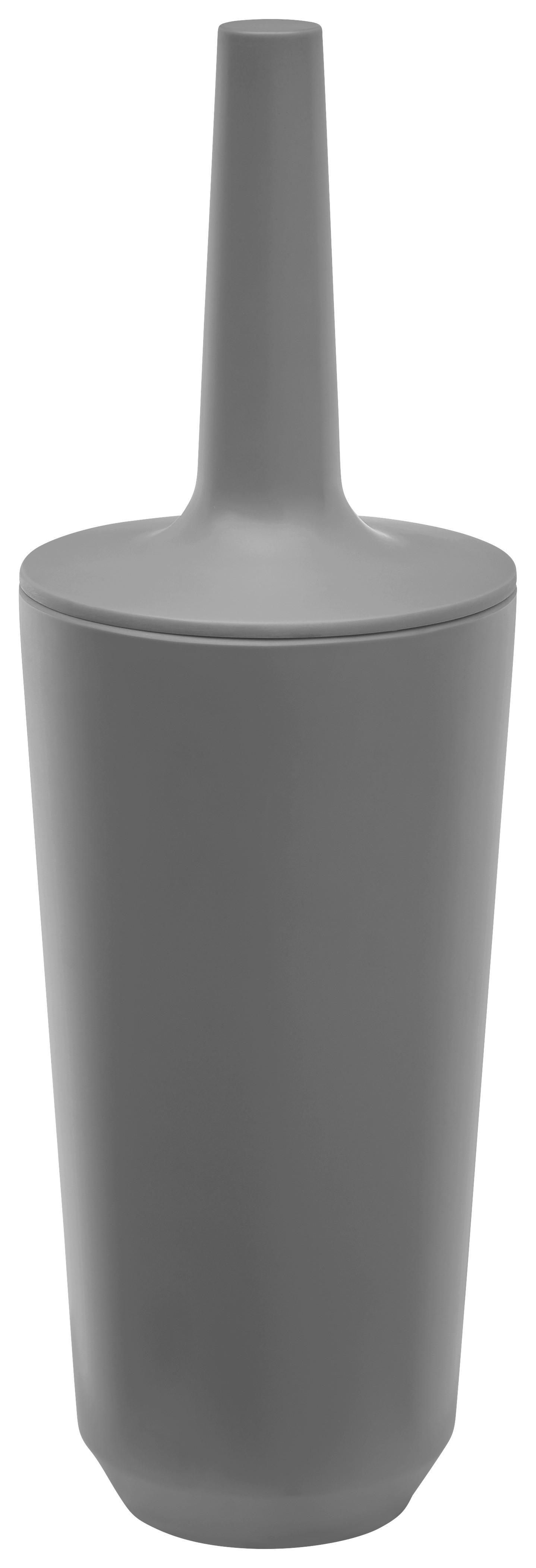 WC-Bürste Lilo aus Kunststoff in Grau - Grau, MODERN, Kunststoff (11,43/36,20cm) - Modern Living