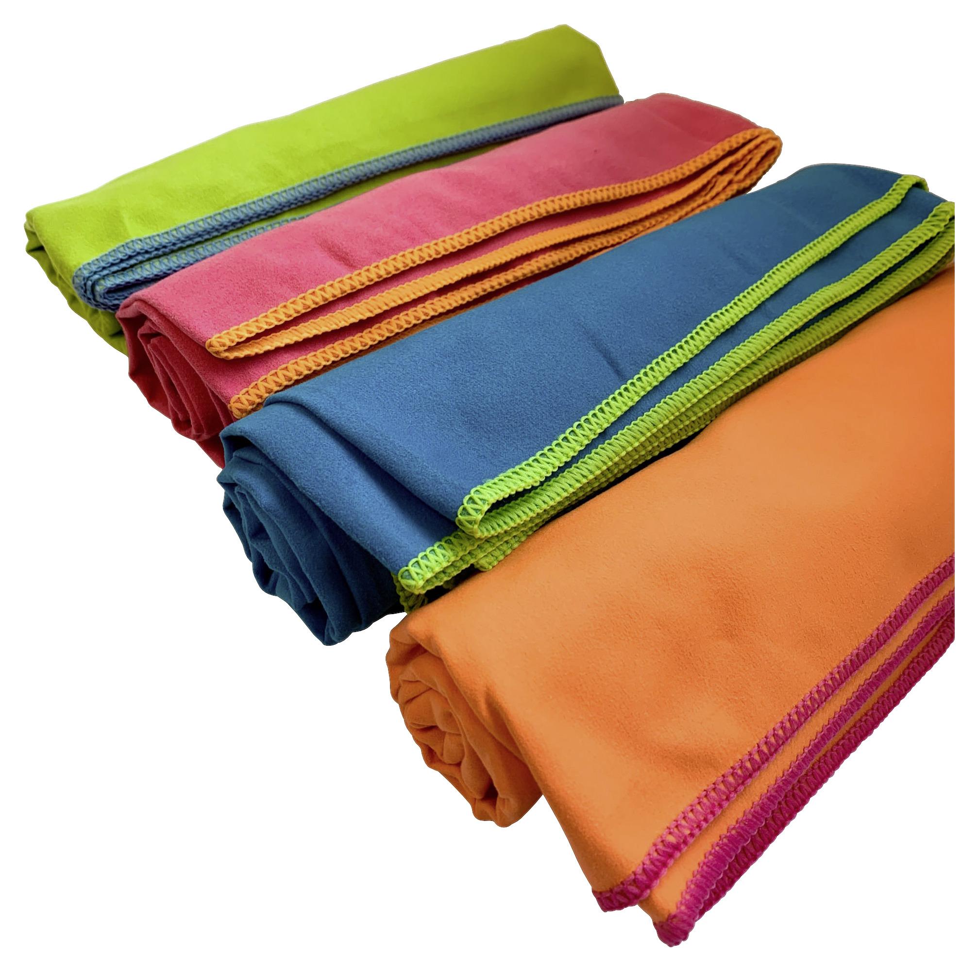 Brisača Šport - roza/modra, Basics, tekstil (75/100cm)