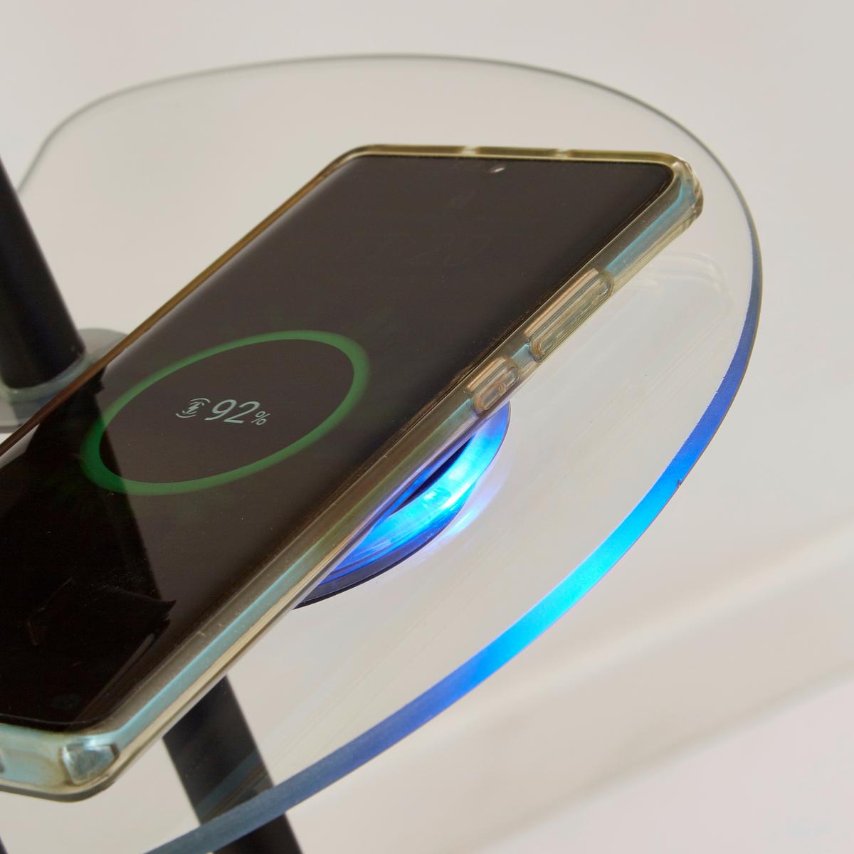 Led Mennyezetvilágító Lámpa Eu32019bk - fekete, Basics, üveg/fém (25.4/29/177cm)