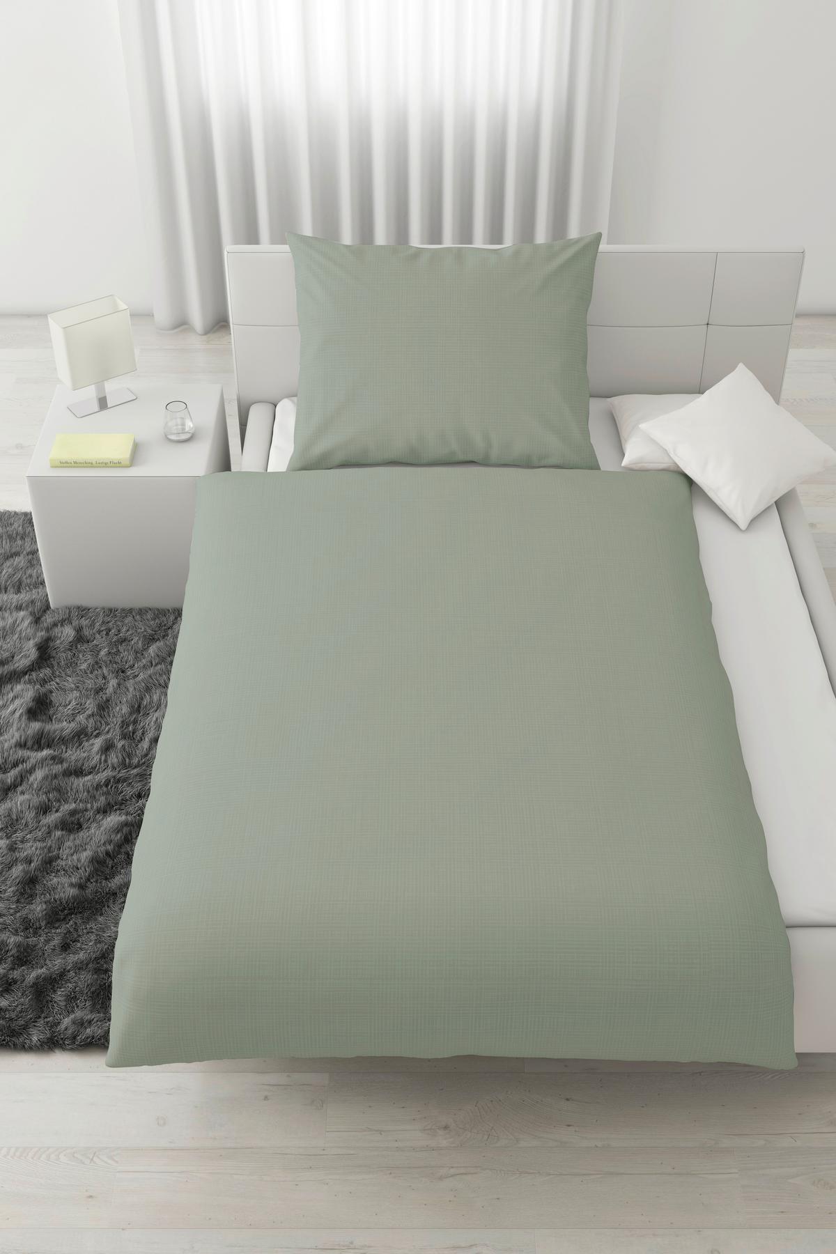 BETTWÄSCHESET MELANIA - Grün, Lifestyle, Textil (160/210cm) - Modern Living