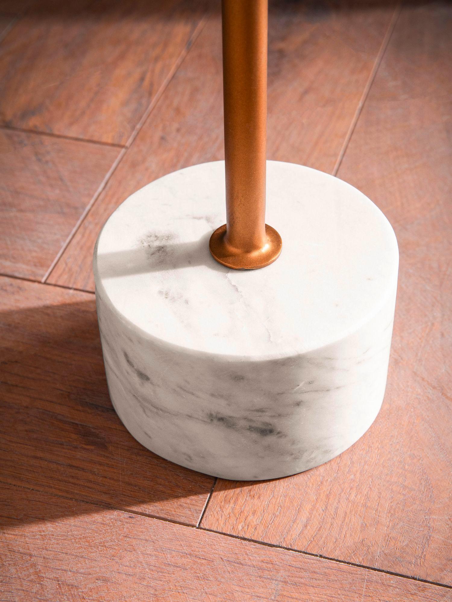 Mizica Marble, Marmor, Zlata - zlate barve/bela, Design, kamen (30/30/55,5cm) - Livetastic