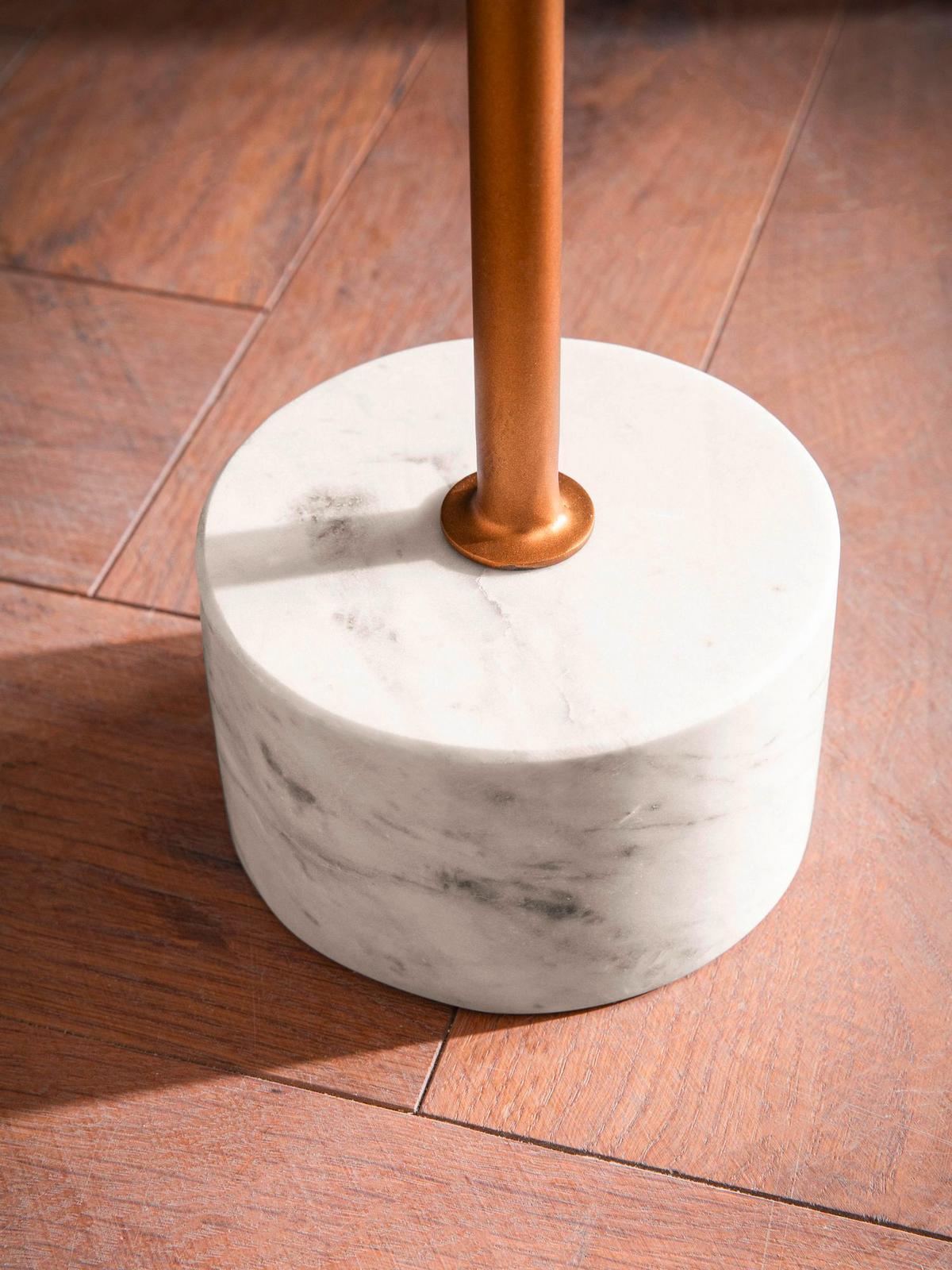Mizica Marble, Marmor, Zlata - zlate barve/bela, Design, kamen (30/30/55,5cm) - Livetastic