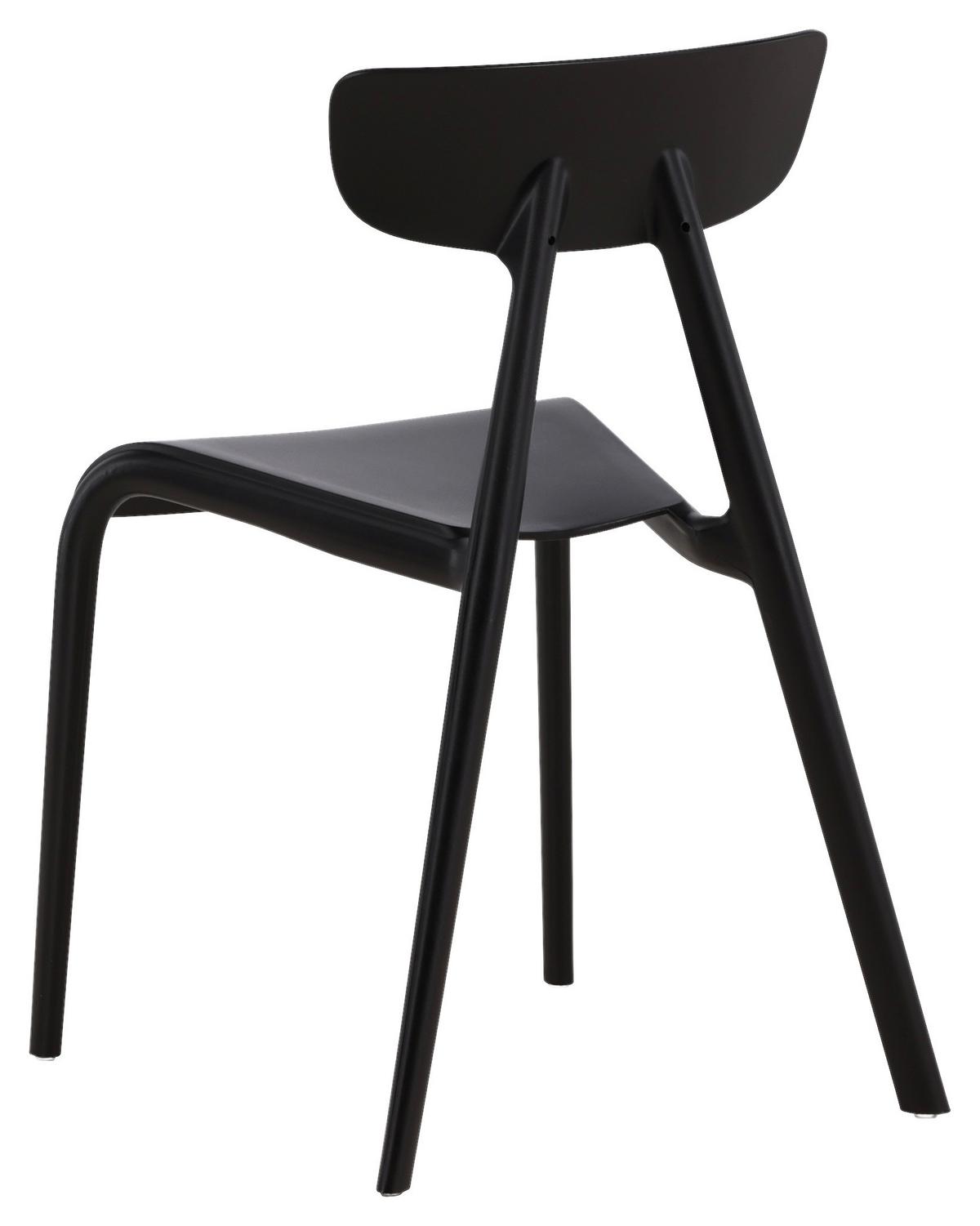 STUHL-SET URSHOLMEN - Schwarz, Design, Kunststoff (49/79.5/54cm) - Livetastic