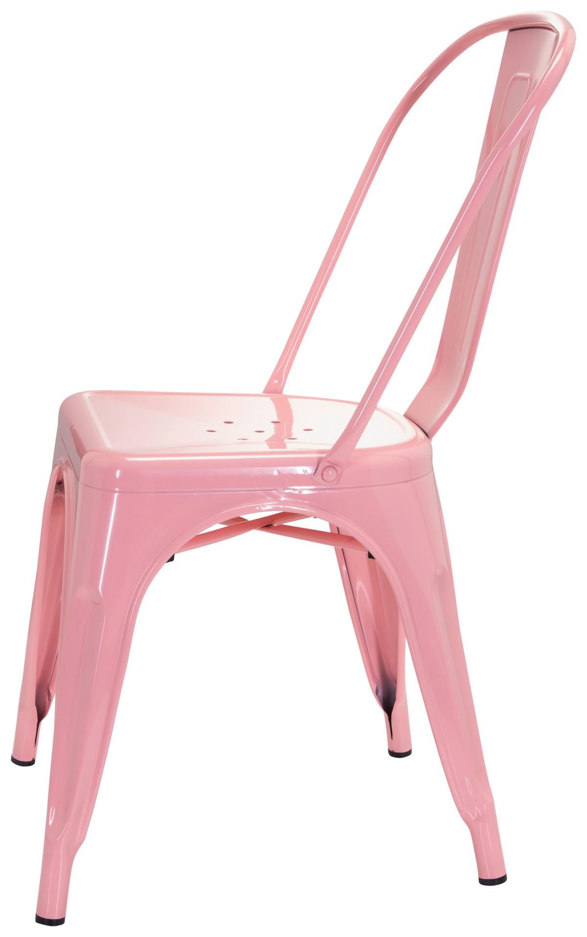 Stol Vantaggio Comfort, Roza - roza, Basics, kovina (44/84/54cm) - MID.YOU
