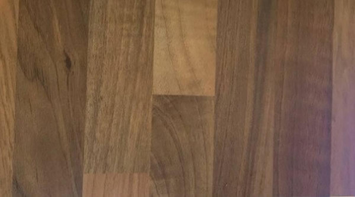 Küchenzeile ohne Geräte Weiß/Nussbaum B: ca. 280 cm - Silberfarben/Nussbaumfarben, Basics, Holzwerkstoff/Metall (280/200/60cm) - Respekta
