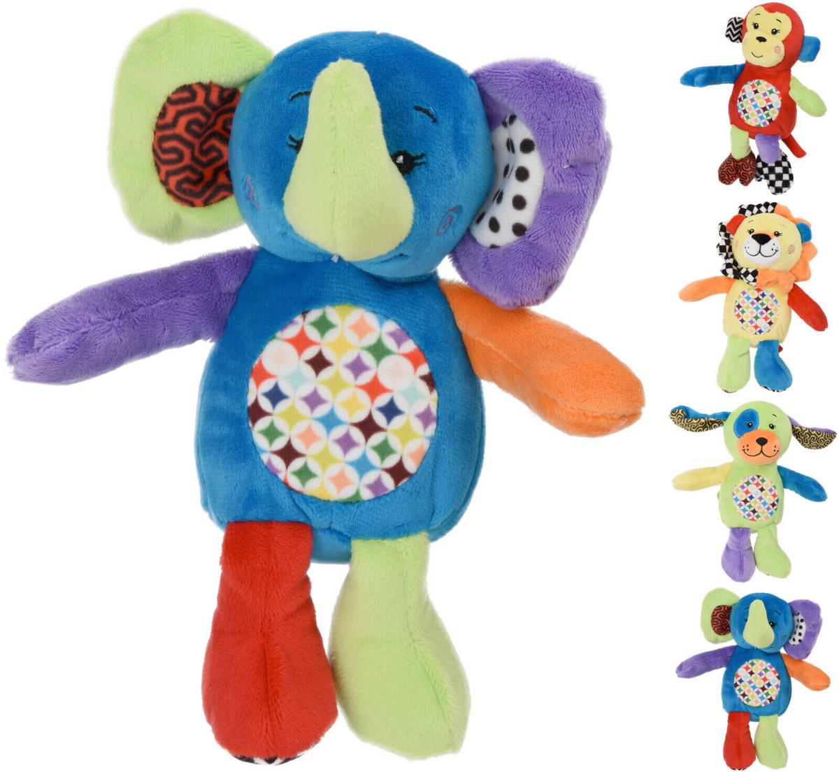 Plüss Játékfigura 339300080 - sárga/piros, textil (15cm)