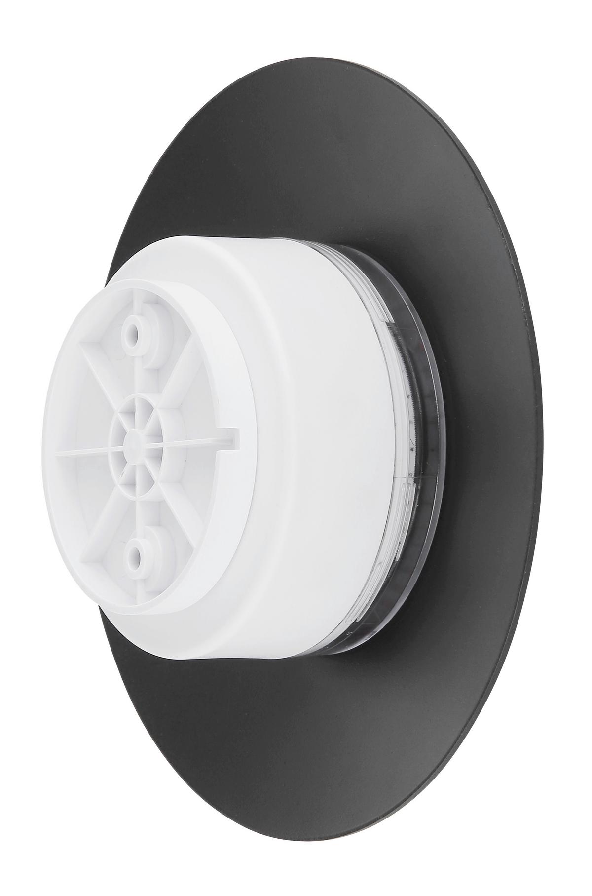 Akku-Tischleuchte Kyler Grau/Weiß max. 3 Watt - Schwarz/Weiß, Design, Kunststoff/Metall (18/30cm) - Globo