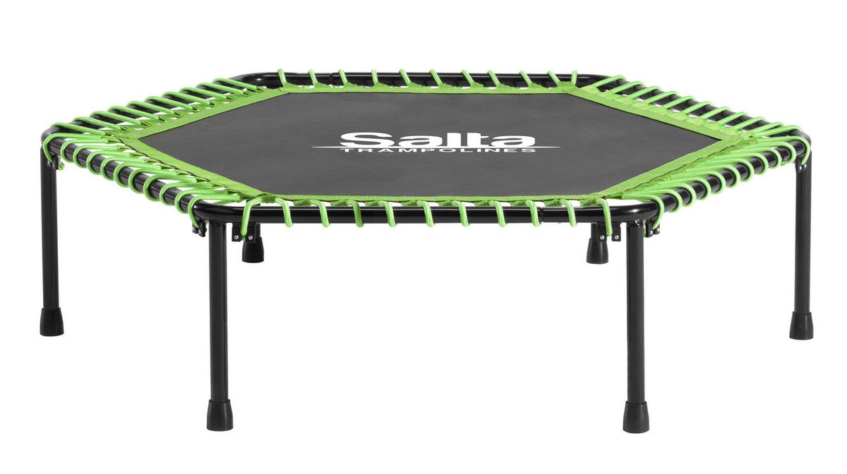 Fitnesstrampolin Salta Ø ca. 128cm - Grün, KONVENTIONELL, Kunststoff/Textil (128cm) - Atrigo