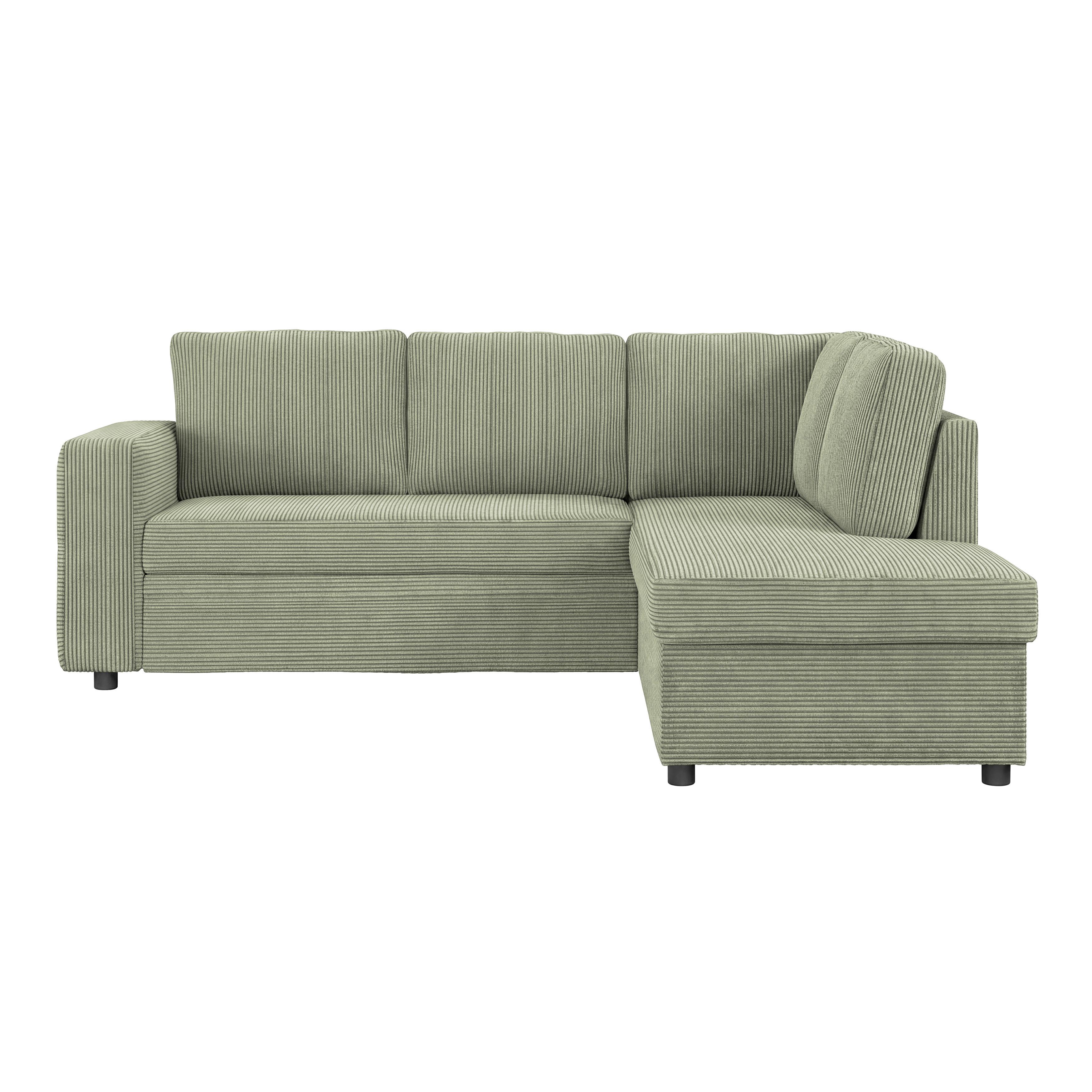 Colțar Toulouse - kaki, Trend, lemn/metal (224/206cm)