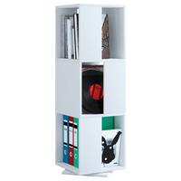 Vrtljiv Regal Stifta Xl, Bela - bela, Basics, leseni material (34/109/34cm) - MID.YOU