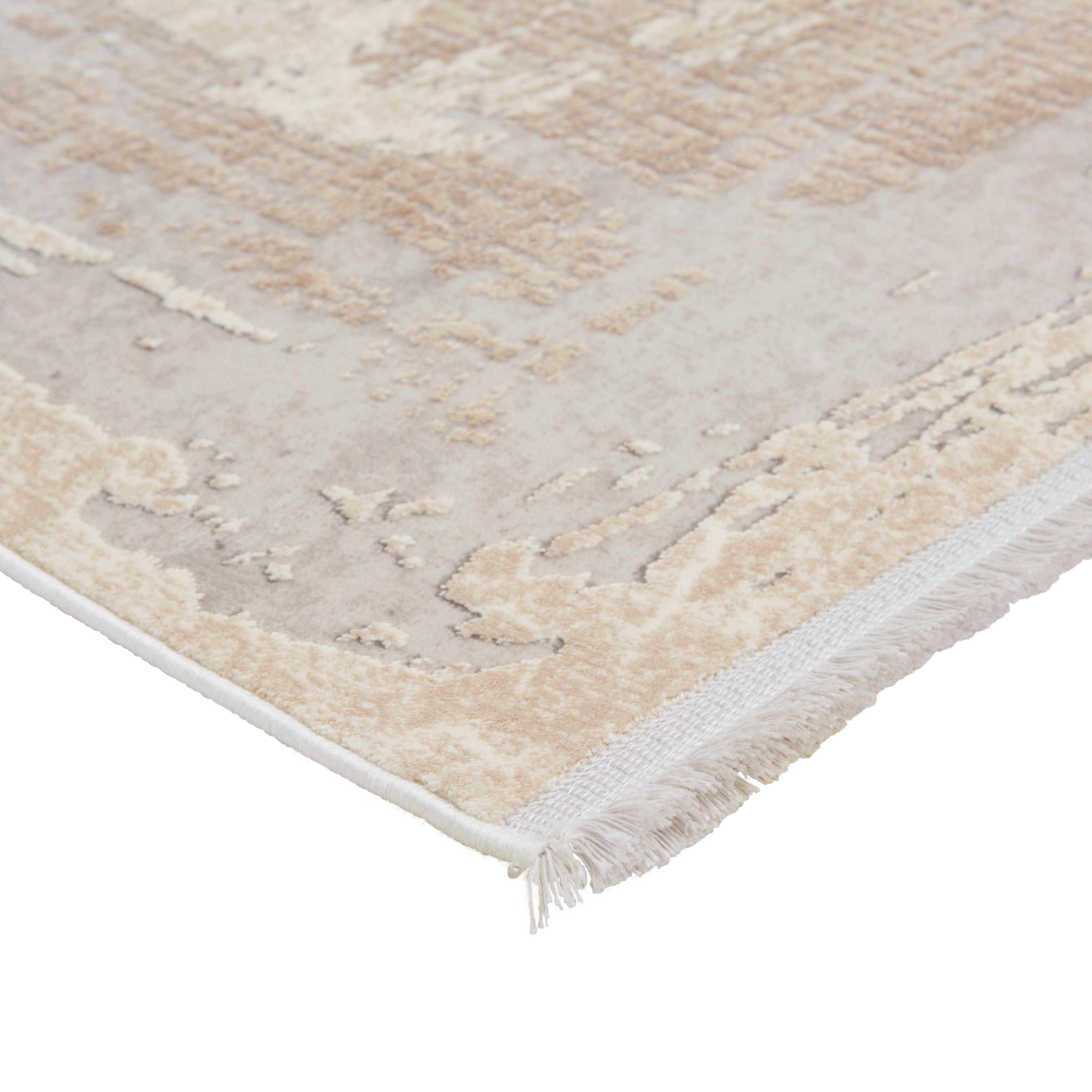 Handwebteppich in Beige ca. 160x230cm - Beige, Romantik / Landhaus, Textil (160/230cm) - Premium Living