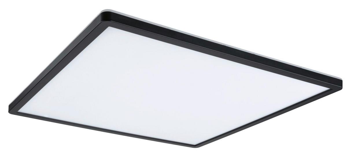 LED-Paneel Atria Shine in Schwarz max. 22 Watt - Schwarz, Basics, Kunststoff (42/42cm) - Paulmann