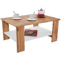 Klubska Miza Paolo, Barva Hrasta, Bela - hrast wotan/temno siva, Moderno, leseni material (90/41/55cm) - Top ponudba