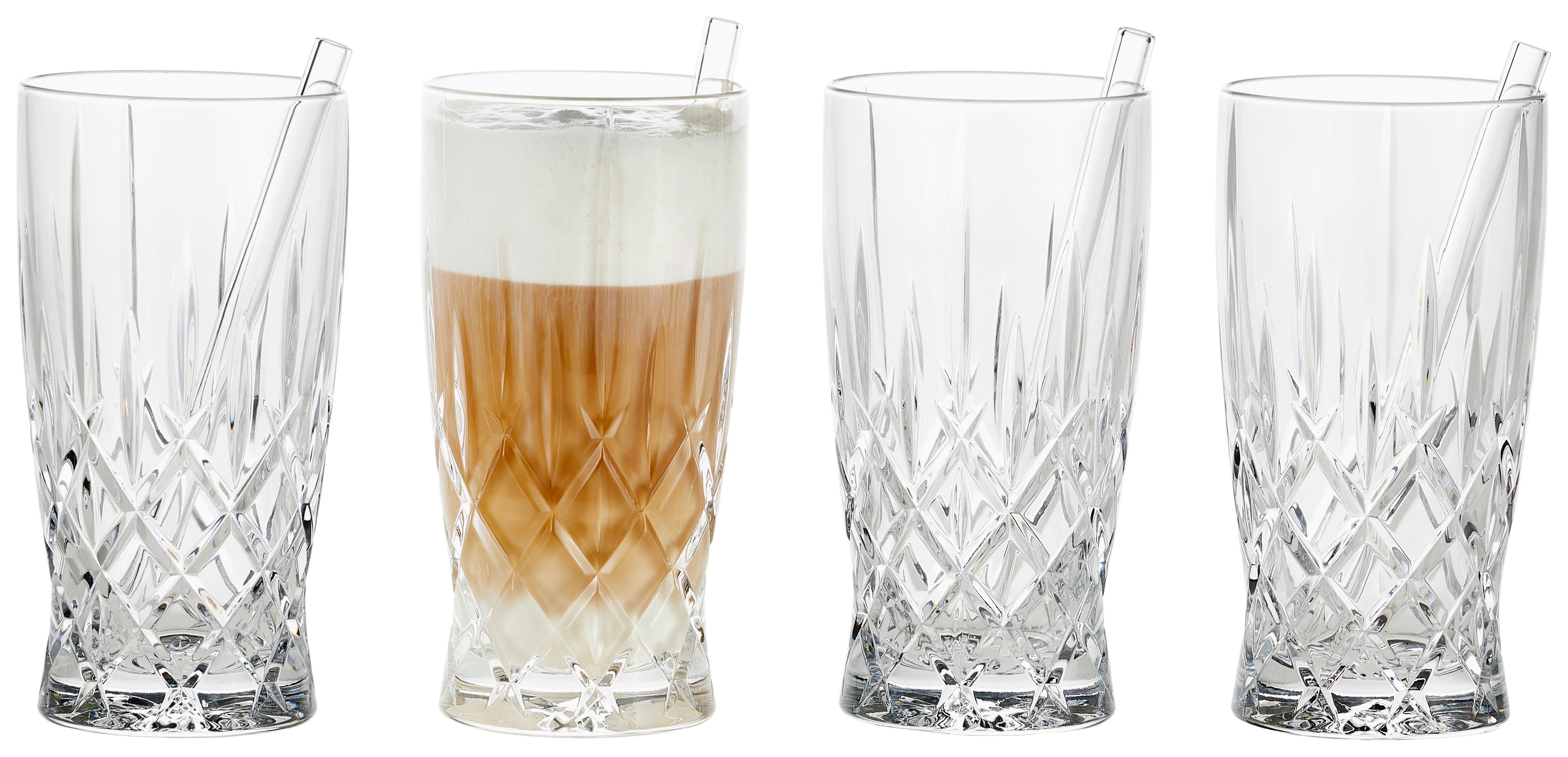 SZKLANKA DO LATTE MACCHIATO NOBLESSE - Basics, szkło (7,5/14,6/7,5cm) - Nachtmann