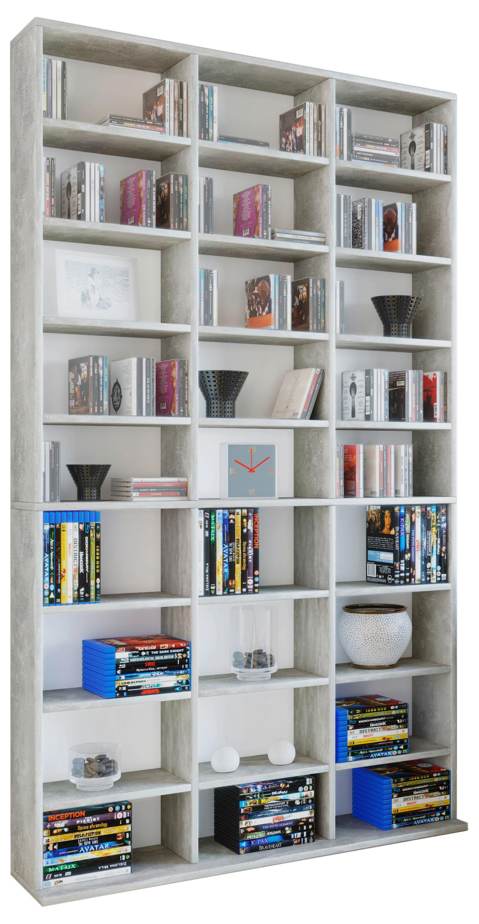 REGAL MEGOSA XL - Grau, Design, Holzwerkstoff (102/181/23cm) - MID.YOU