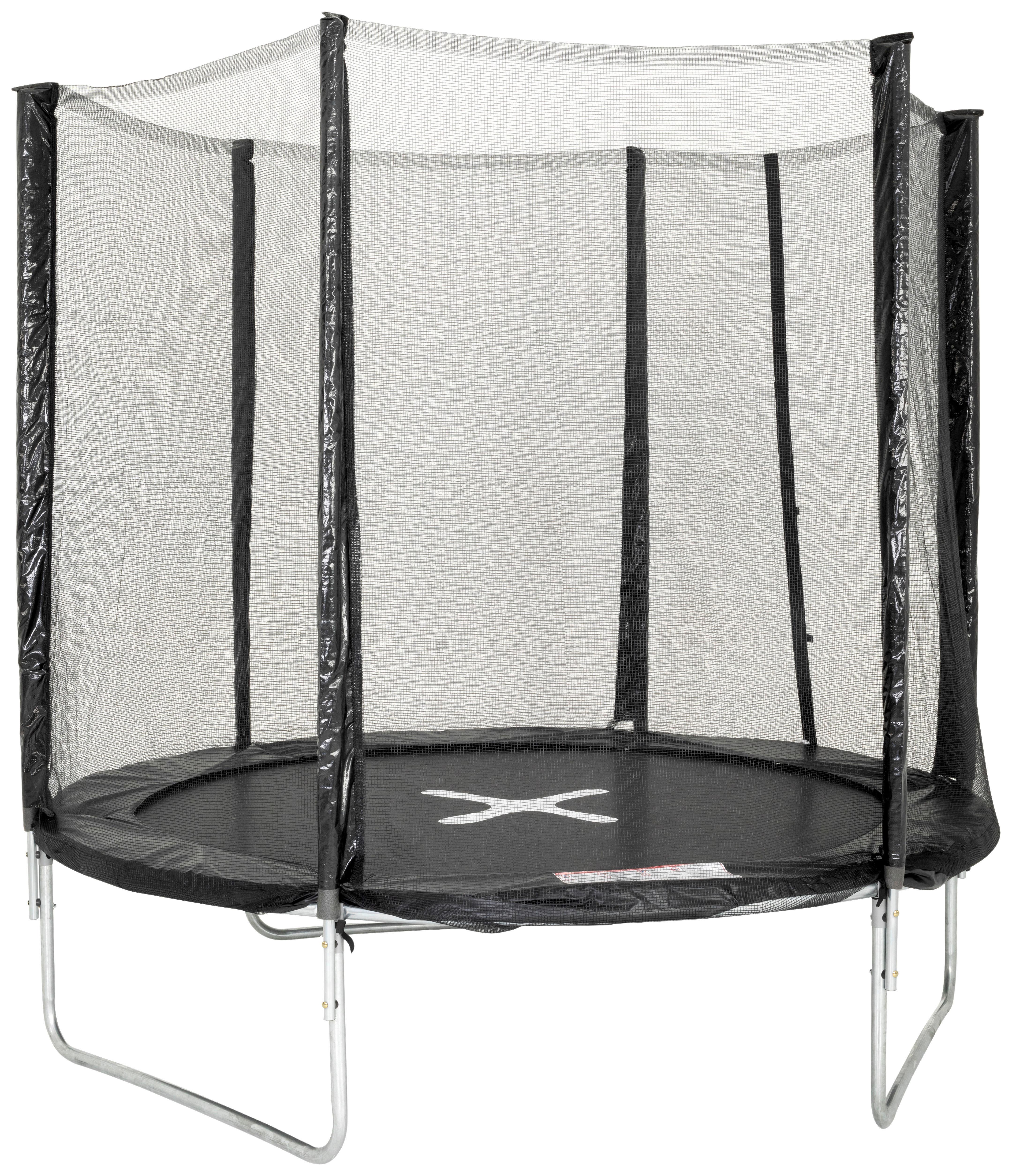 Trambulin Jump - fekete, Konventionell, műanyag/textil (250/239cm) - Mömax