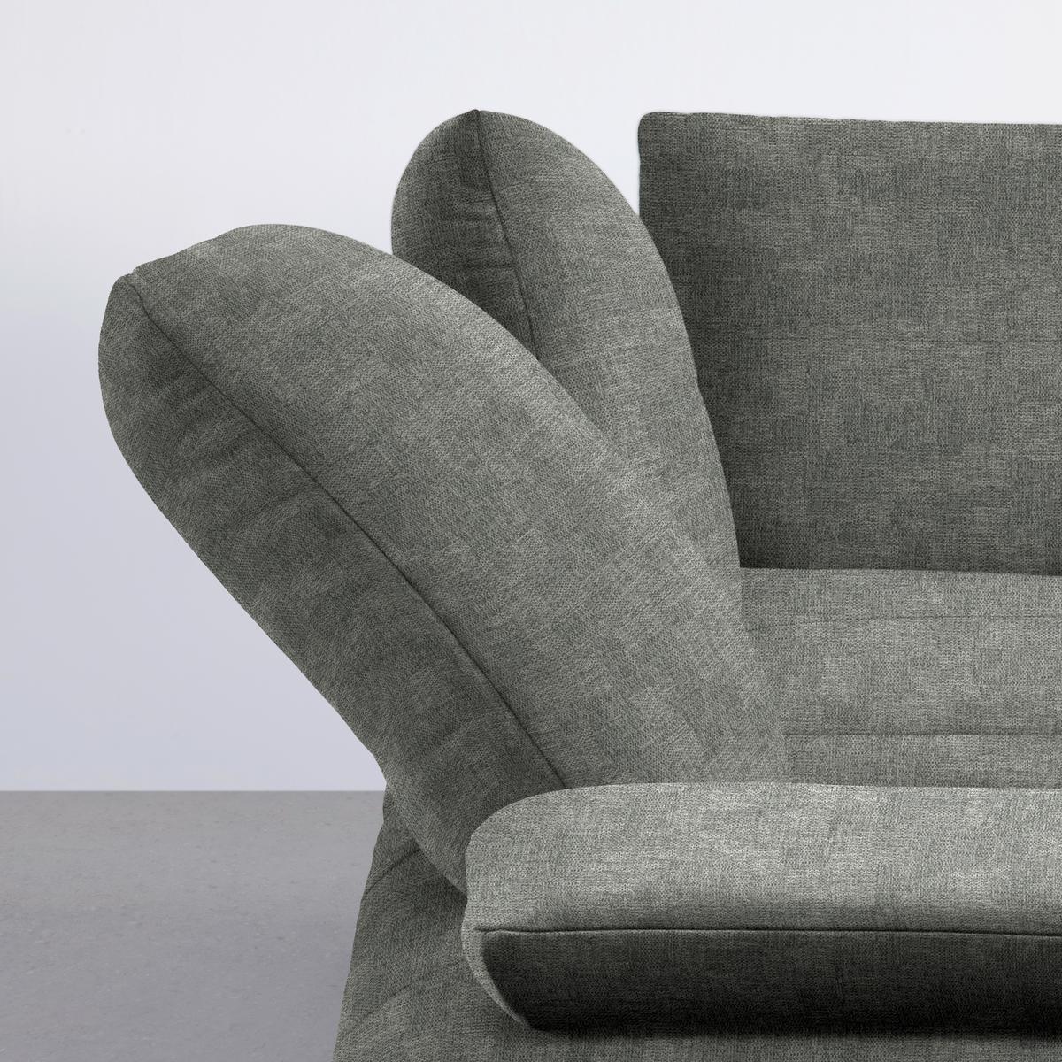 Wohnlandschaft Trendy Dunkelgrau - Dunkelgrau/Schwarz, MODERN, Holzwerkstoff/Textil (250/93/310cm) - Premium Living