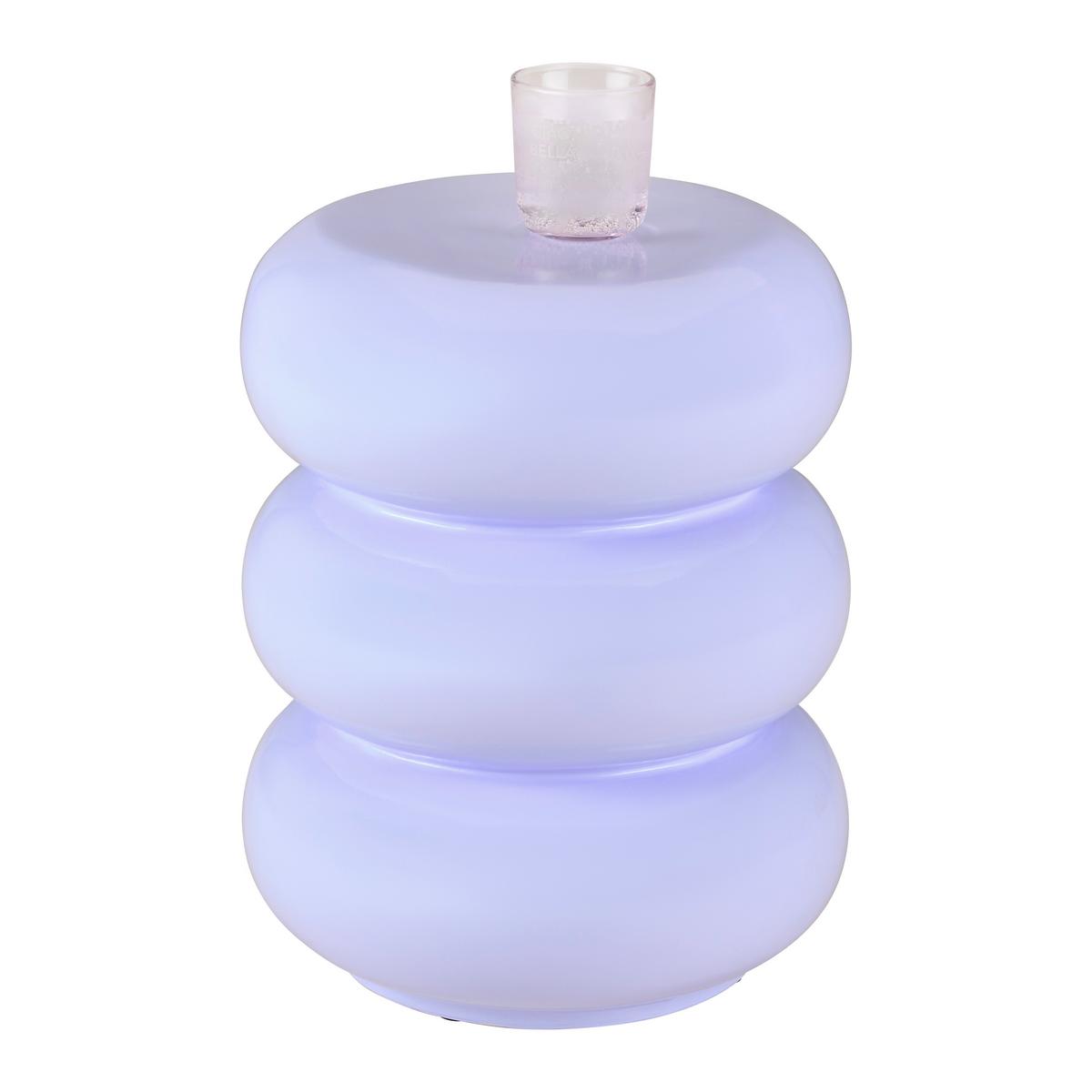Masă auxiliară HOLLY - liliachiu, Lifestyle, piatră (35/43/35cm) - Premium Living