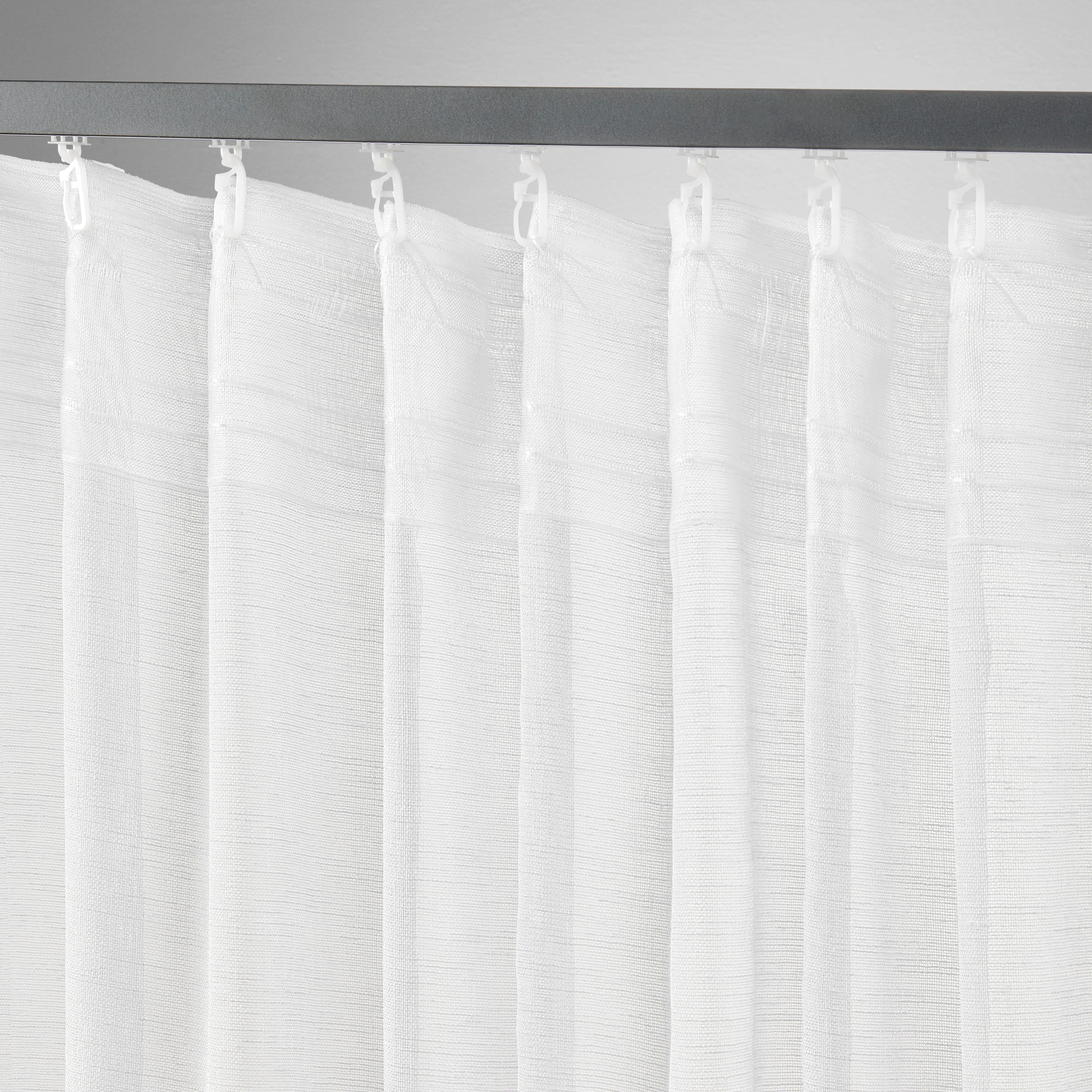GARDINLÄNGD SIGRID -AKT- -EXT- - vit, Romantik / Lanthus, textil (140/245cm) - Premium Living