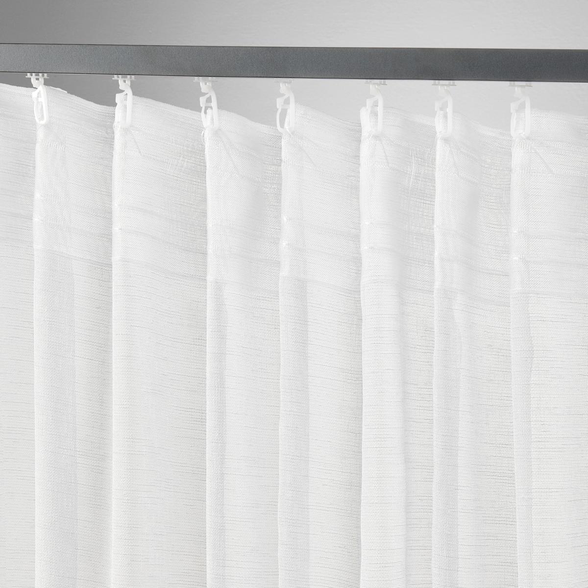 Fertigvorhang Sigrid in Weiß ca. 140x245cm - Weiß, ROMANTIK / LANDHAUS, Textil (140/245cm) - Premium Living