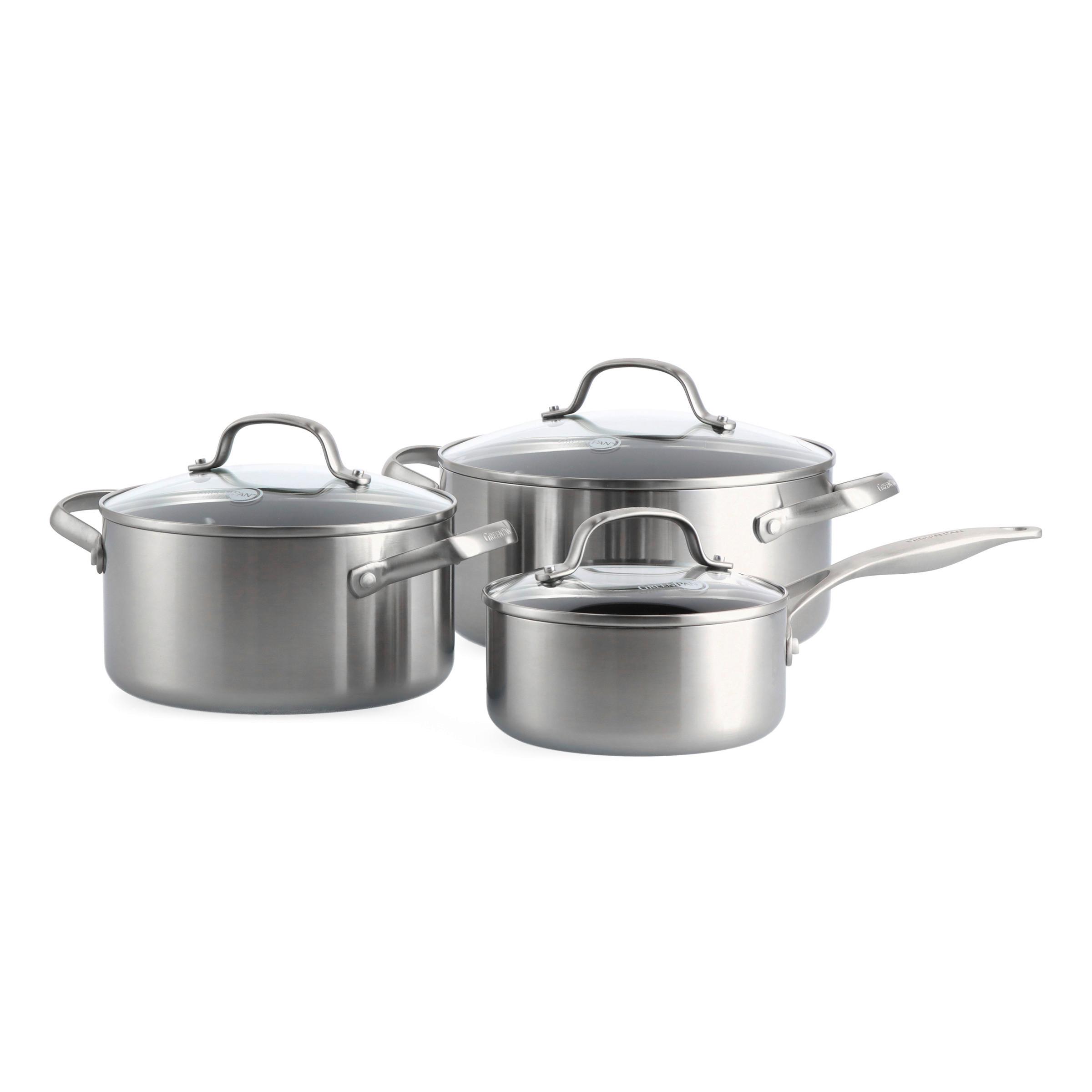ZESTAW GARNKÓW CC005244-001 GENEVA - czarny, Basics, metal/szkło - GreenPan