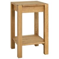 STOLIK BOCZNY TIZIO - kolor dębowy, Konventionell, drewno (35/35/60cm)