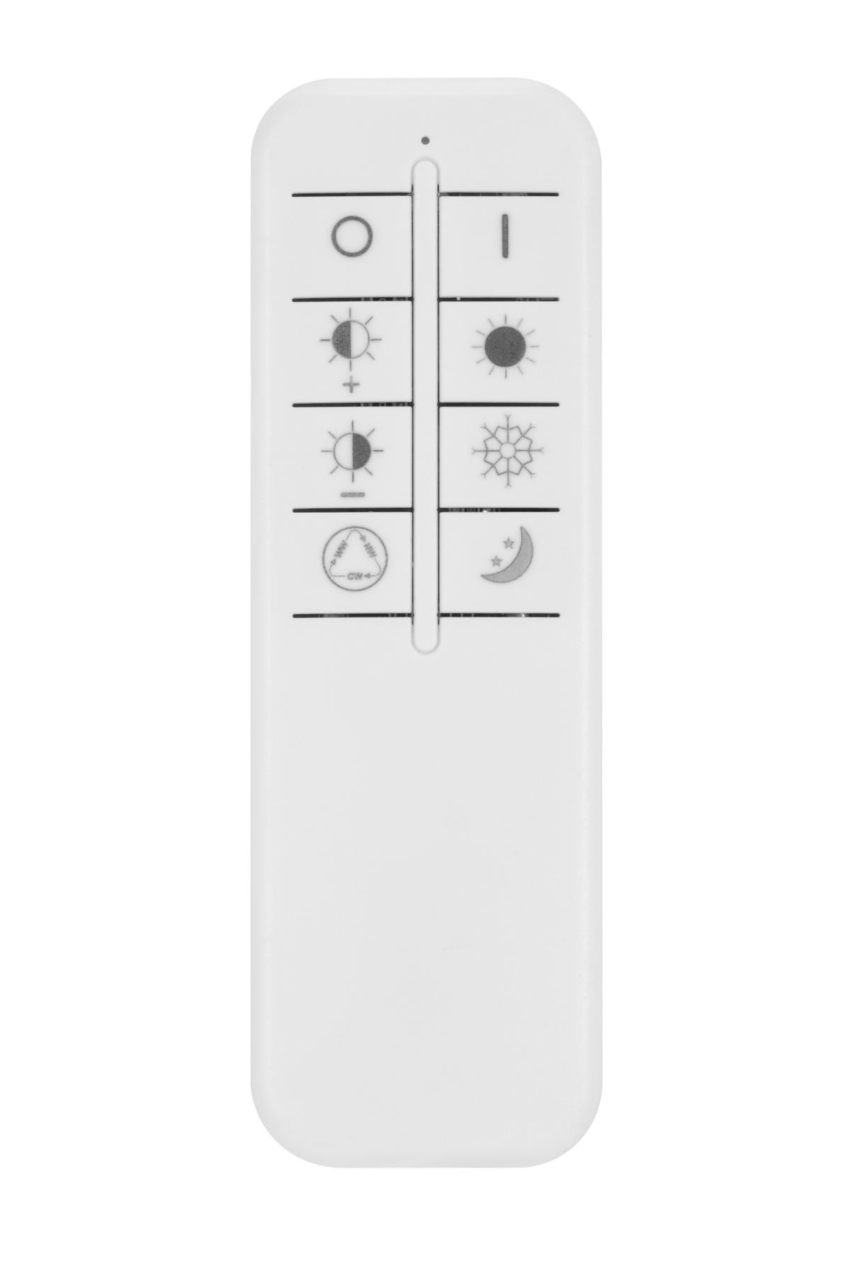 LAMPA SUFITOWA LED BLACKBURN *SBN* - czarny/biały, Trend, tworzywo sztuczne/metal (46,8/6cm) - Novel