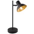 LED-Tischleuchte Goldy, max. 4 Watt - Goldfarben/Schwarz, LIFESTYLE, Metall (20,5/13/38cm)
