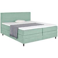 PAT BOXSPRING KLEOPATRA - verde jad, Konventionell, lemn/textil (160/200cm) - Modern Living