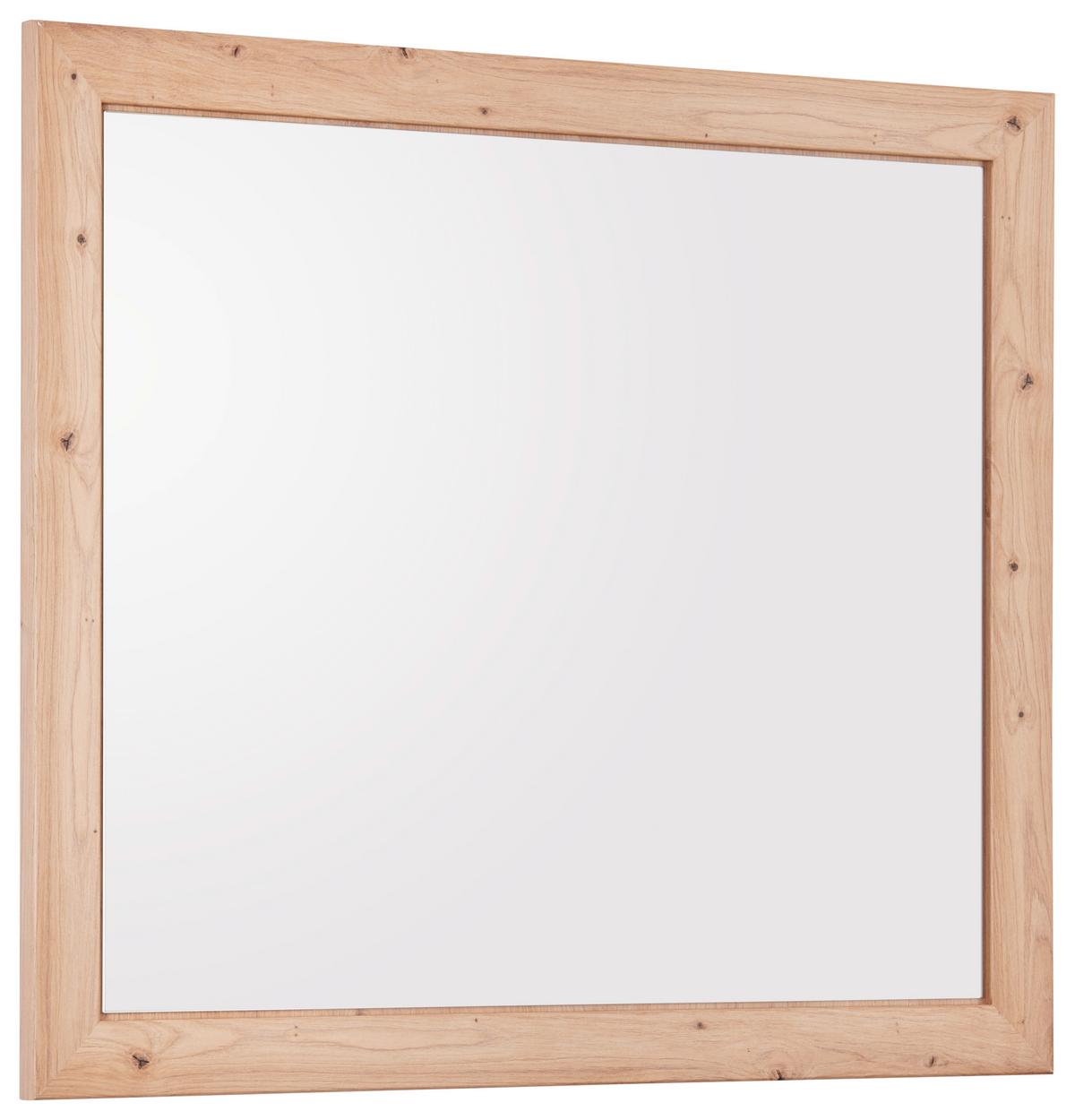 LUSTRO ŚCIENNE BENTON - kolor dębowy, Lifestyle, materiał drewnopochodny/szkło (87/76/2,5cm) - Xora