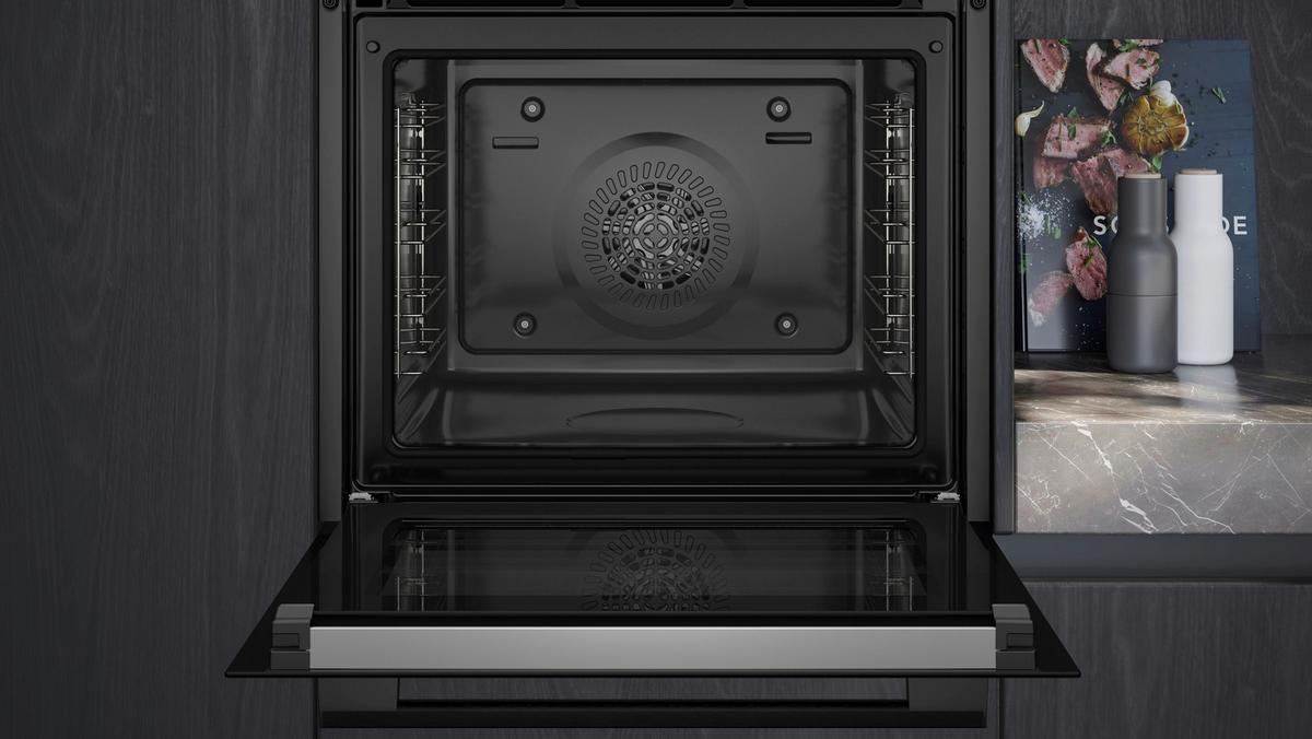 Backofenset PQ225IA00Z Schwarz - Schwarz, MODERN, Glas/Metall (59,4/59,5/54,8cm) - Siemens