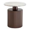 SALONTAFEL SOLCO -TREND- - Natuurlijke kleuren/Bronskleurig, Lifestyle, Houtcomposiet/Metaal (44/46cm) - Premium Living