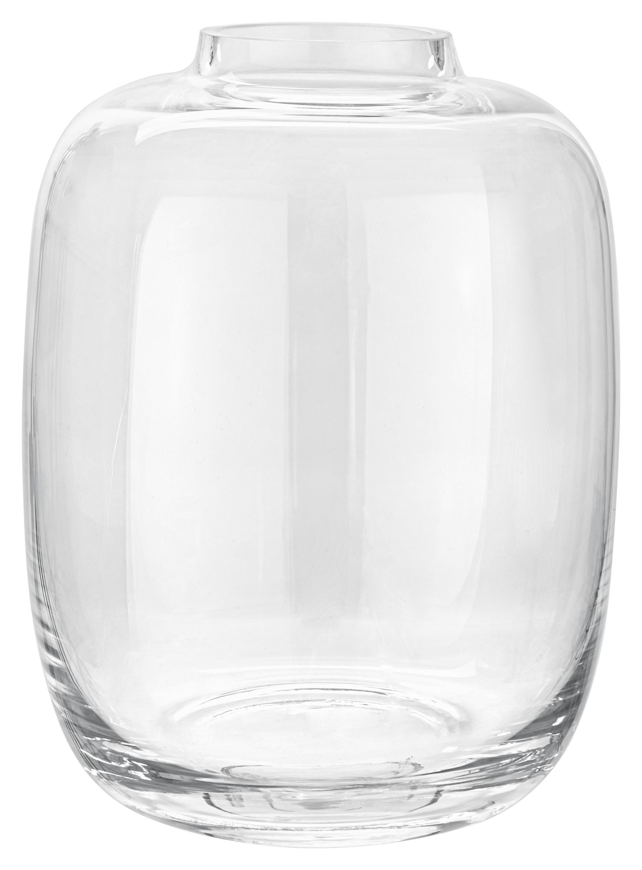 Váza Lana - átlátszó, Romantik / Landhaus, Üveg (12/15cm) - Premium Living