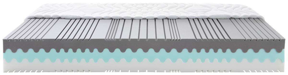 Ležišče Iz Udobne Pene Wave-Deluxe, Ca. 180x200 Cm - bela, tekstil (180/200cm) - Nadana