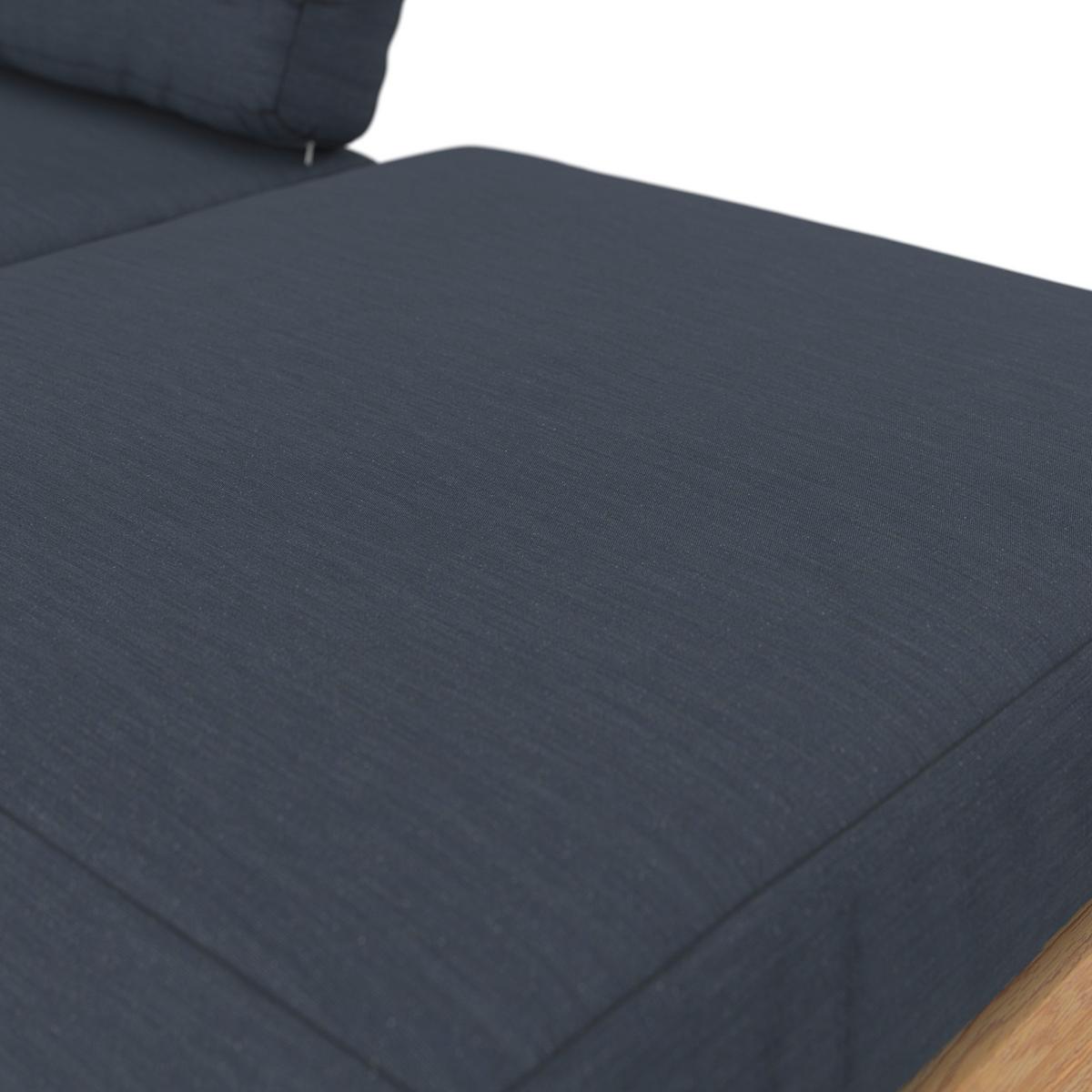 KOMPLET MEBLI TARASOWYCH CALERA - kolor naturalny/szary, Modern, tworzywo sztuczne/metal (237/160cm) - Ambia Garden