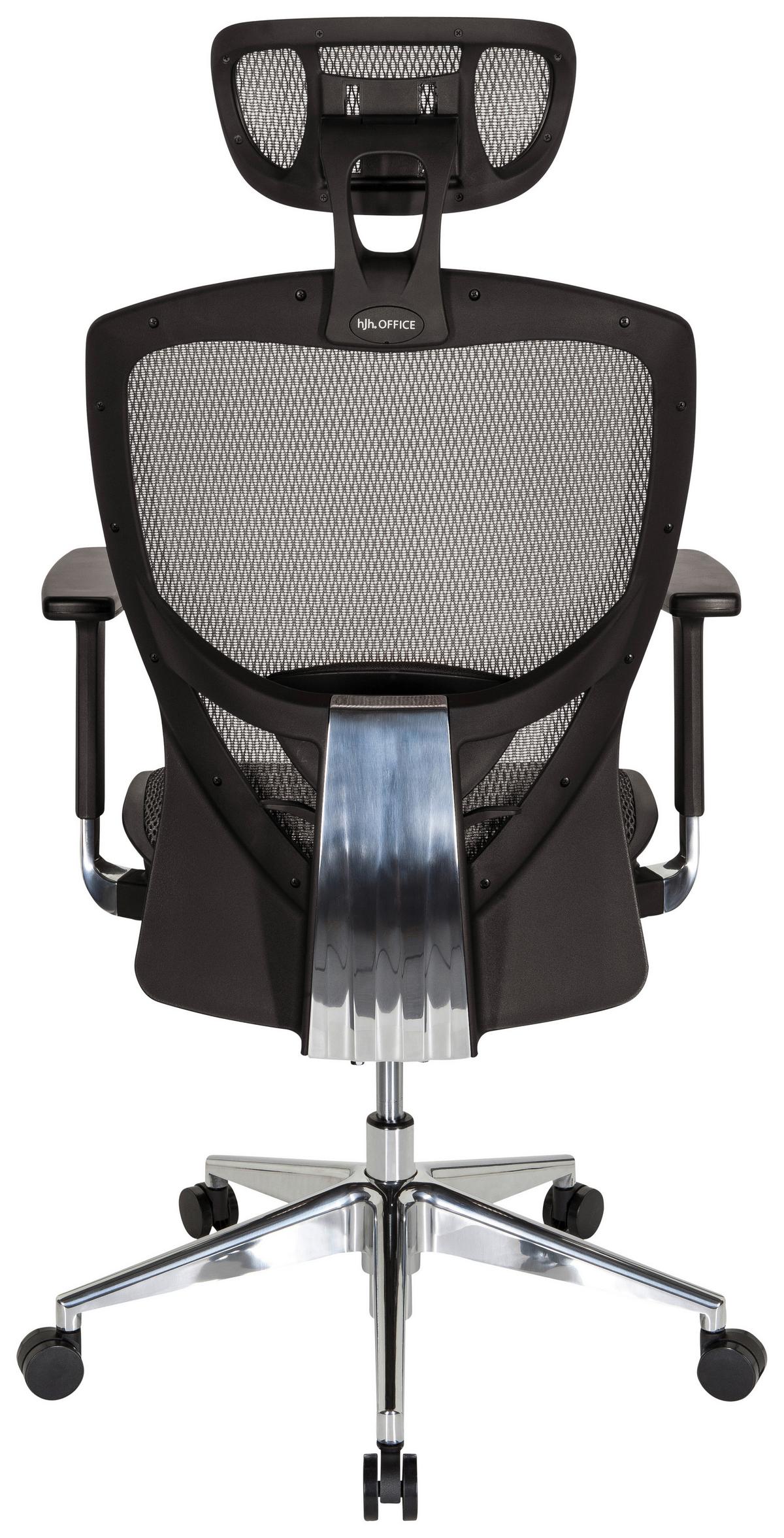 Pisarniški Stol Venus One, Srebrno-Siva, Črna - srebrne barve/temno siva, Basics, kovina/umetna masa (61/148/48cm) - MID.YOU