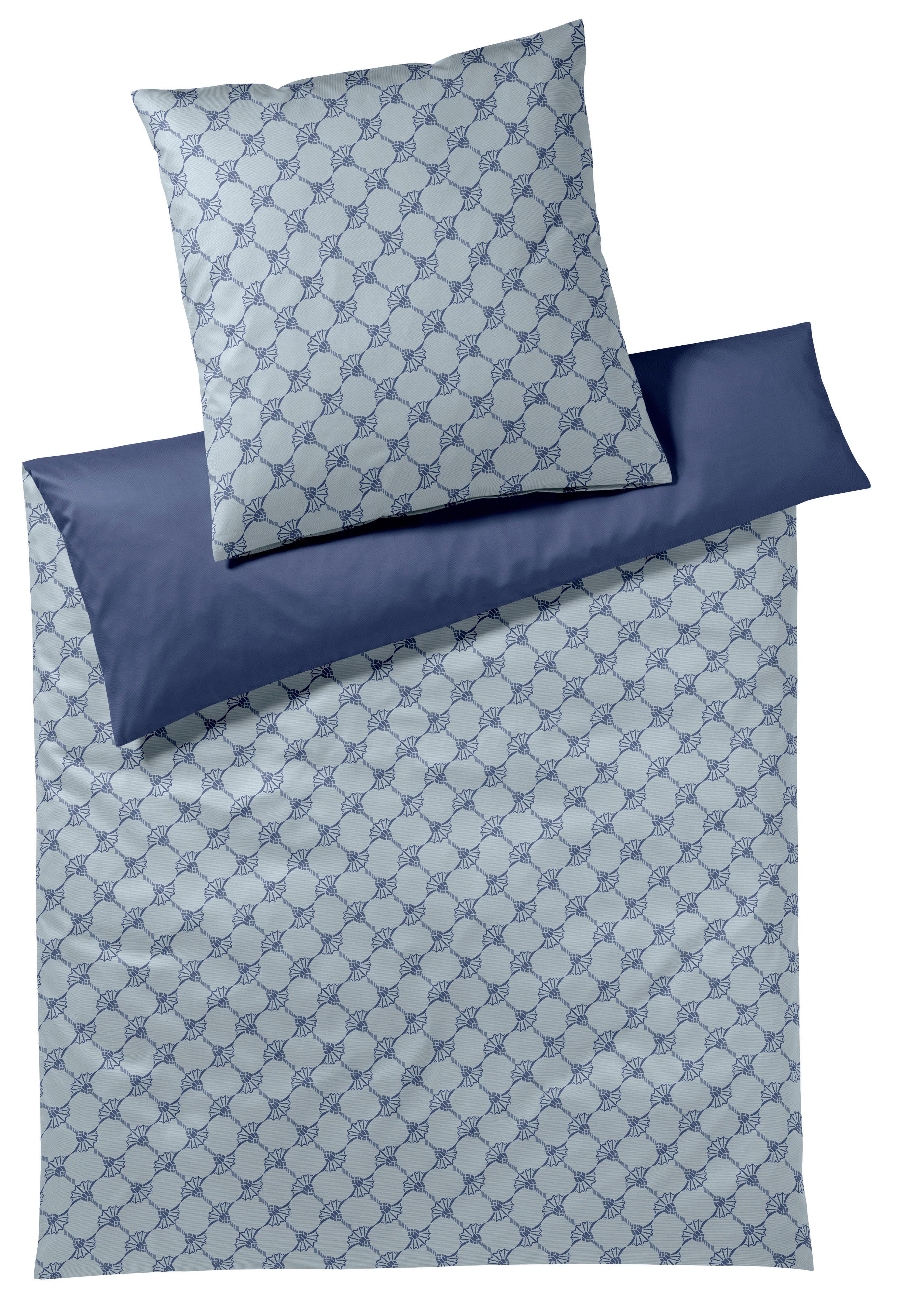 POŚCIEL DWUSTRONNA JOOP! CORNFLOWER DOUBLE - ciemnoniebieski/jasnoniebieski, Design, tkanina (135/200cm) - Joop!