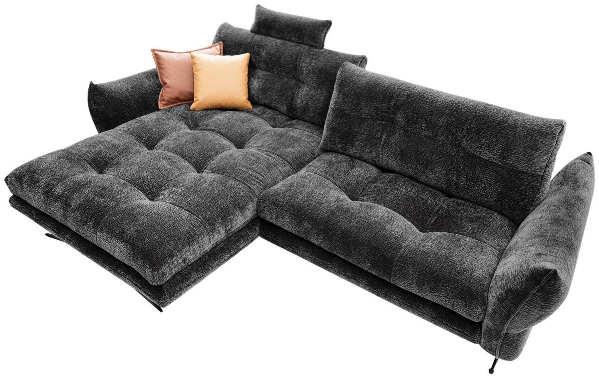 Coltar BAXTER BAXTER - gri închis, Modern, textil (177/68-87/280cm) - Premium Living