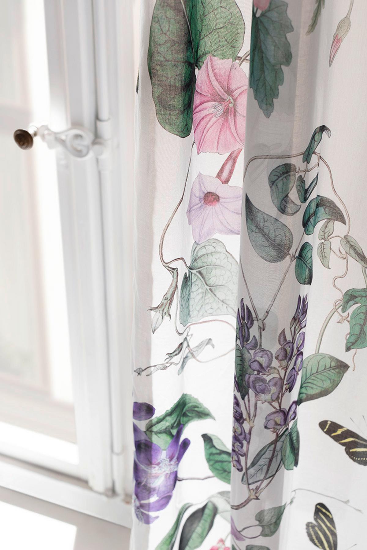 ZASŁONA GOTOWA SW-BLOSSOM - różnokolorowy, Basics, tkanina (130/250cm) - Schöner Wohnen