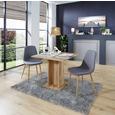 Stol Svenja I - siva/hrast, Moderno, kovina/tekstil (45,5/86,5/53cm) - Mömax modern living Stol Svenja I - siva/hrast, Moderno, kovina/tekstil (45,5/86,5/53cm) - Mömax modern living