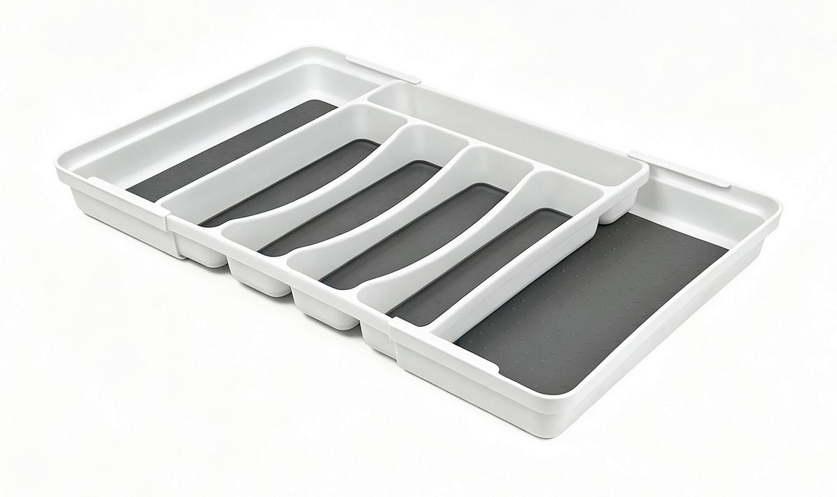 Umetak Za Pribor Za Jelo Rita - bela, Konvencionalno, plastika (29,5-53/33,5/2,3cm) - Mömax