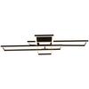 LED-TAKLAMPA FILM - svart, Modern, metall/plast (99,2/69,4/11,5cm) - Mömax