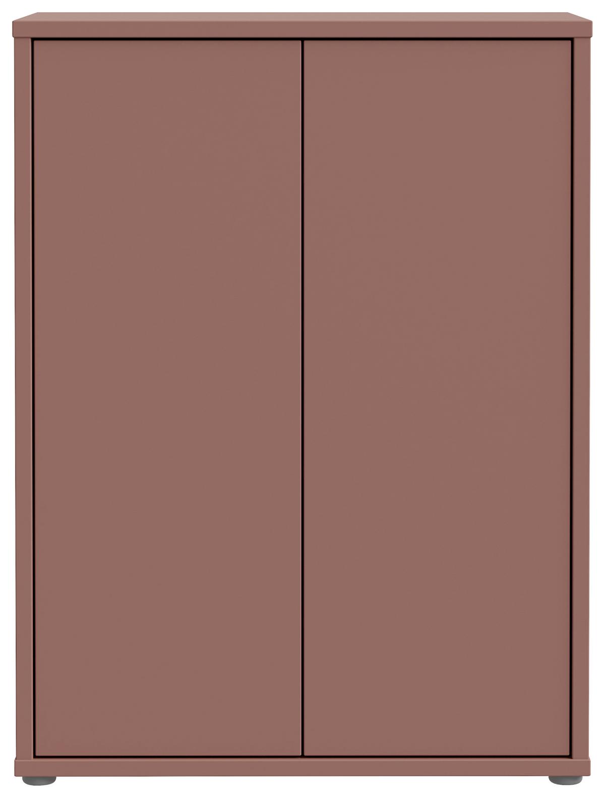 Ormarić Za Cipele Alice - siva/terakota, Moderno, drvni materijal/plastika (74,5/99,1/34,9cm) - Modern Living