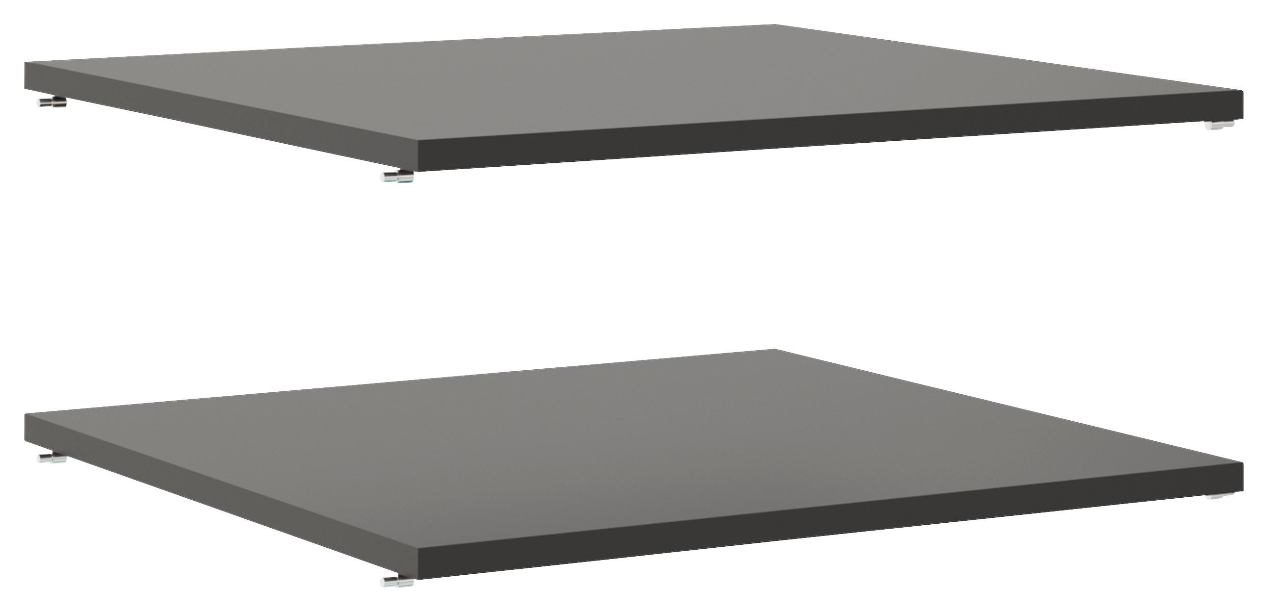 Set Polica 2/1 Dodatna Oprema - Moderno, drvni materijal (49,3/1,6/47,7cm)