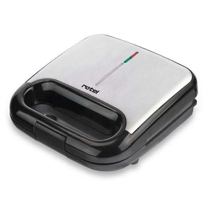 SANDWICHTOASTER SANDWICHTOASTER - Silberfarben/Schwarz, Kunststoff/Metall (23,9/23/10,3cm)