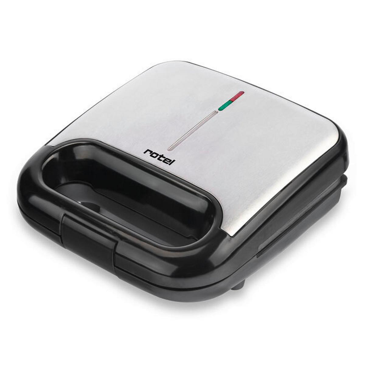 SANDWICHTOASTER SANDWICHTOASTER - Silberfarben/Schwarz, Kunststoff/Metall (23,9/23/10,3cm)