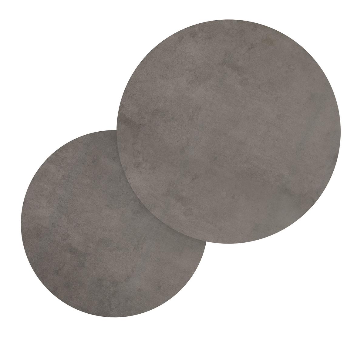 Loungegarnitur Malou Dunkel grau Textil/Metall - Dunkelgrau/Anthrazit, Modern, Textil/Stein (218/68/76,5cm) - Bessagi Garden