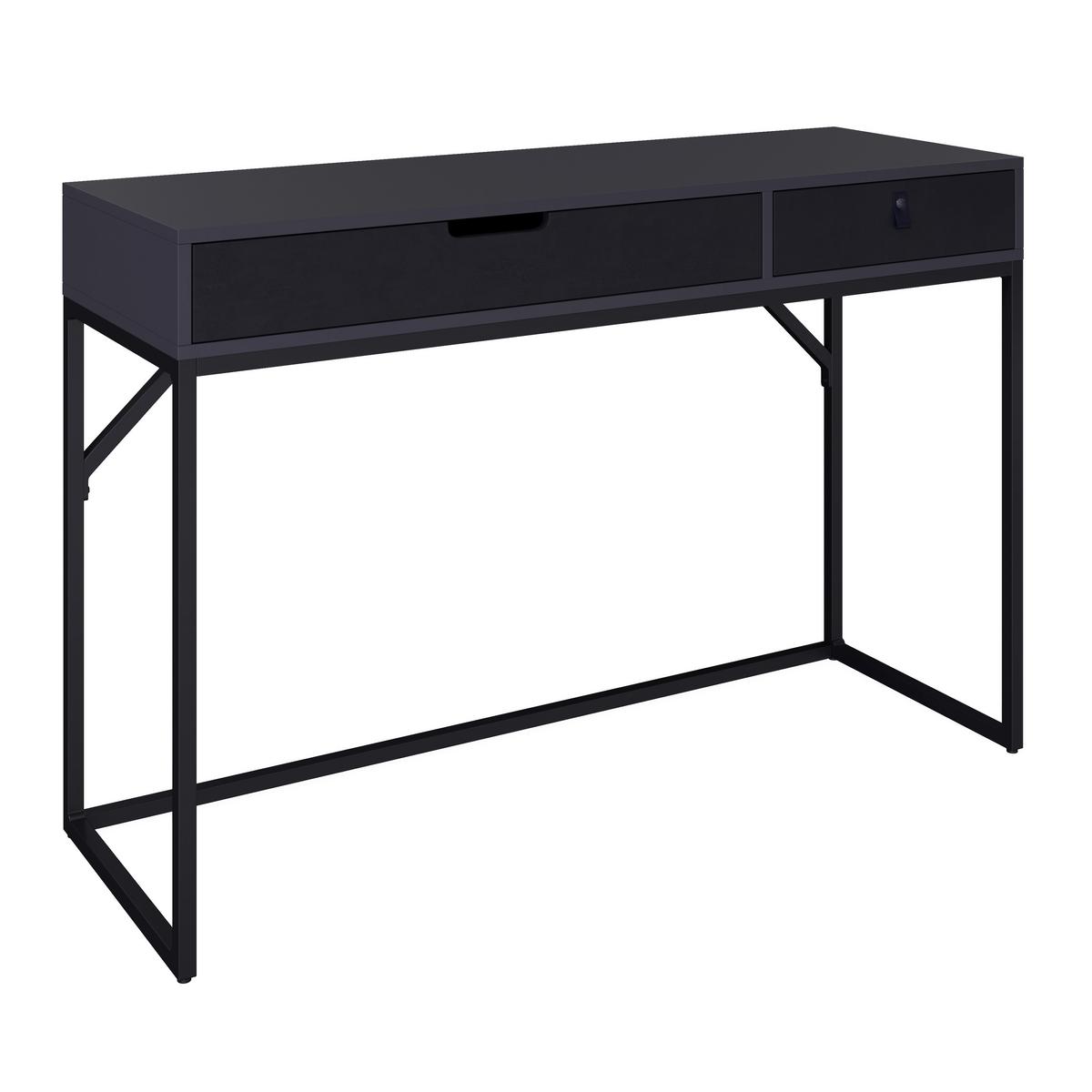Konsolentisch Sophia Schwarz Metall/MDF - Schwarz, MODERN, Holzwerkstoff/Metall (120/78/40cm) - Bessagi Home