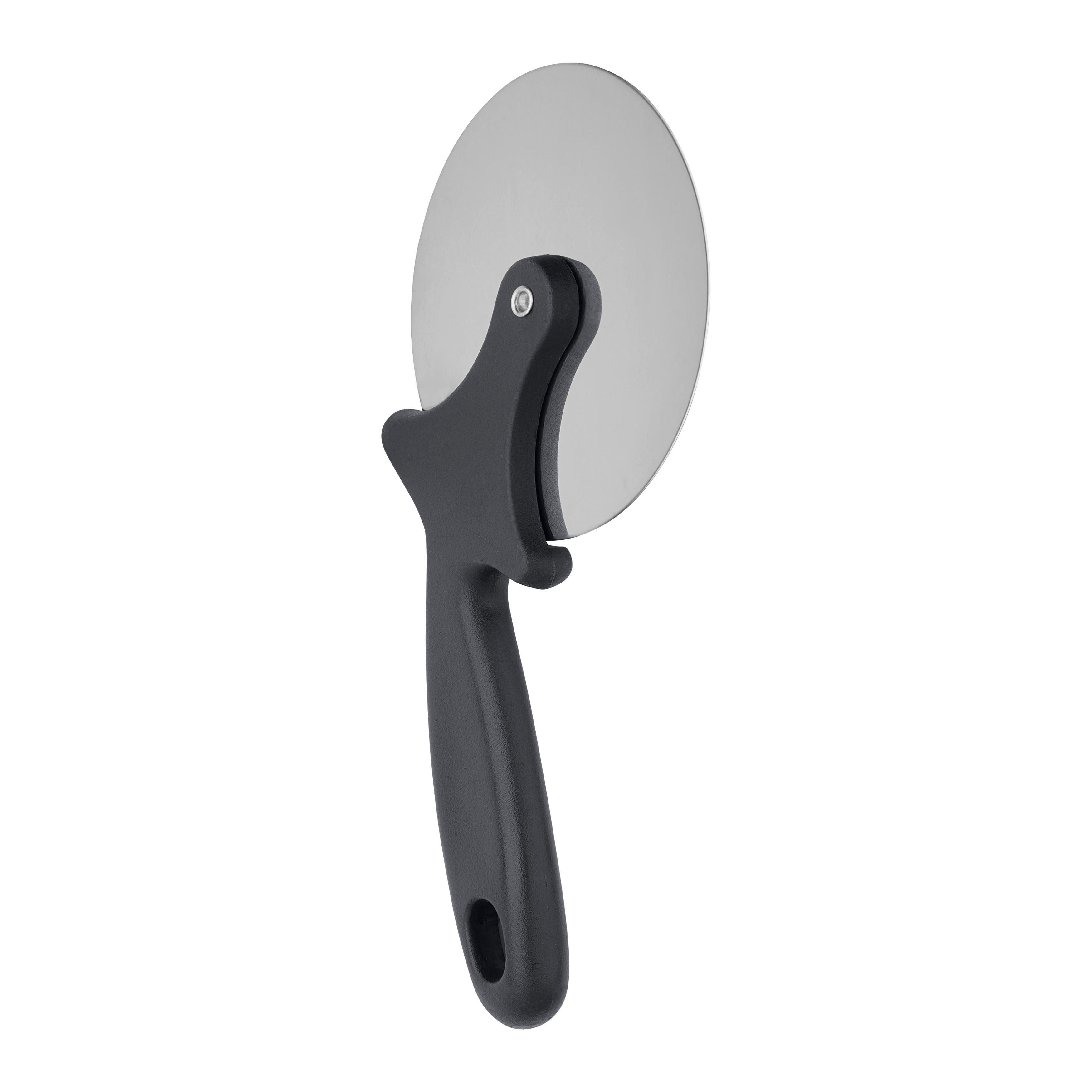 PIZZASKÄRARE KIKI - stålfärgad, Klassisk, metall/plast (20,5cm) - Mömax