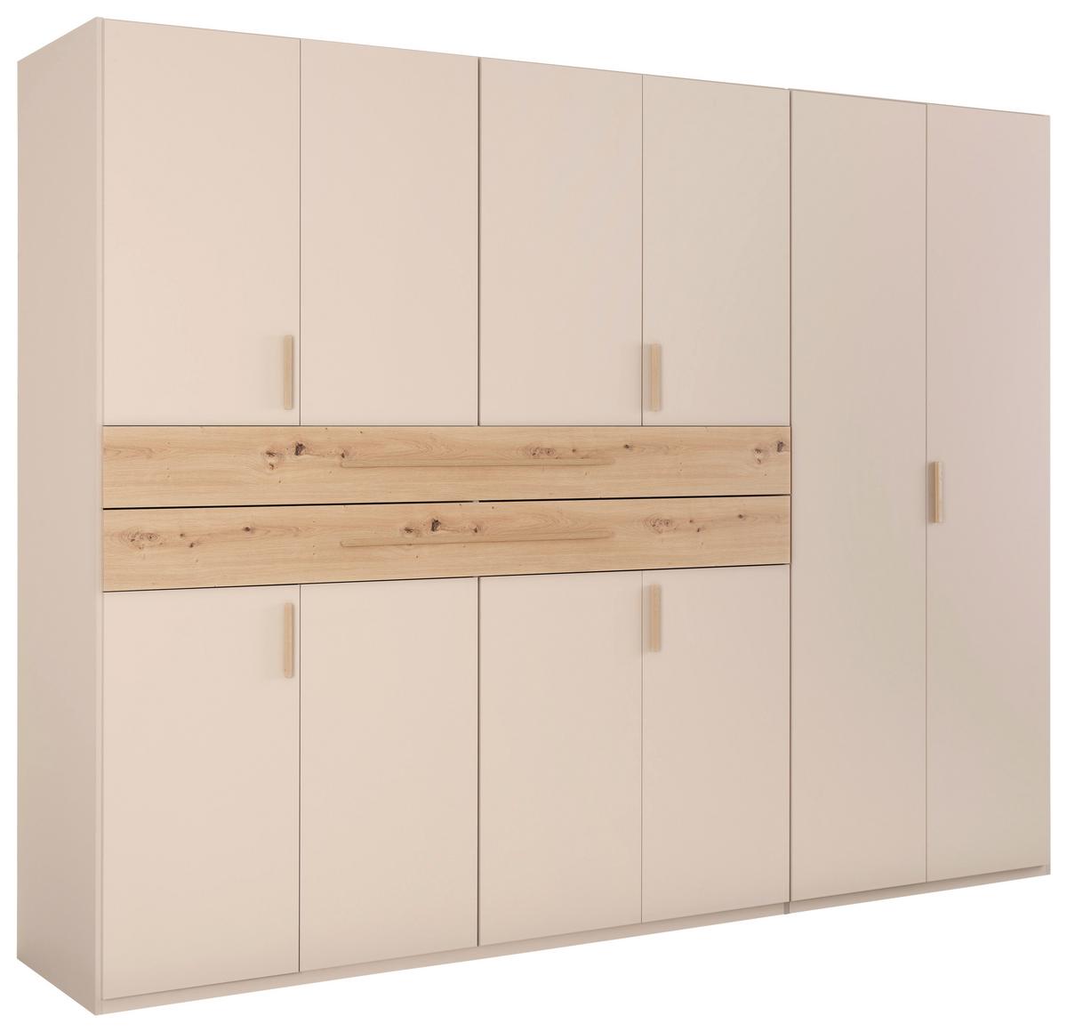 Ormar S Klasičnim Vratima Lumio - kašmir/hrast Artisan, Konvencionalno, drvni materijal (270/208/58cm) - Modern Living
